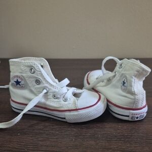 Converse Kids White High-Top Sneakers